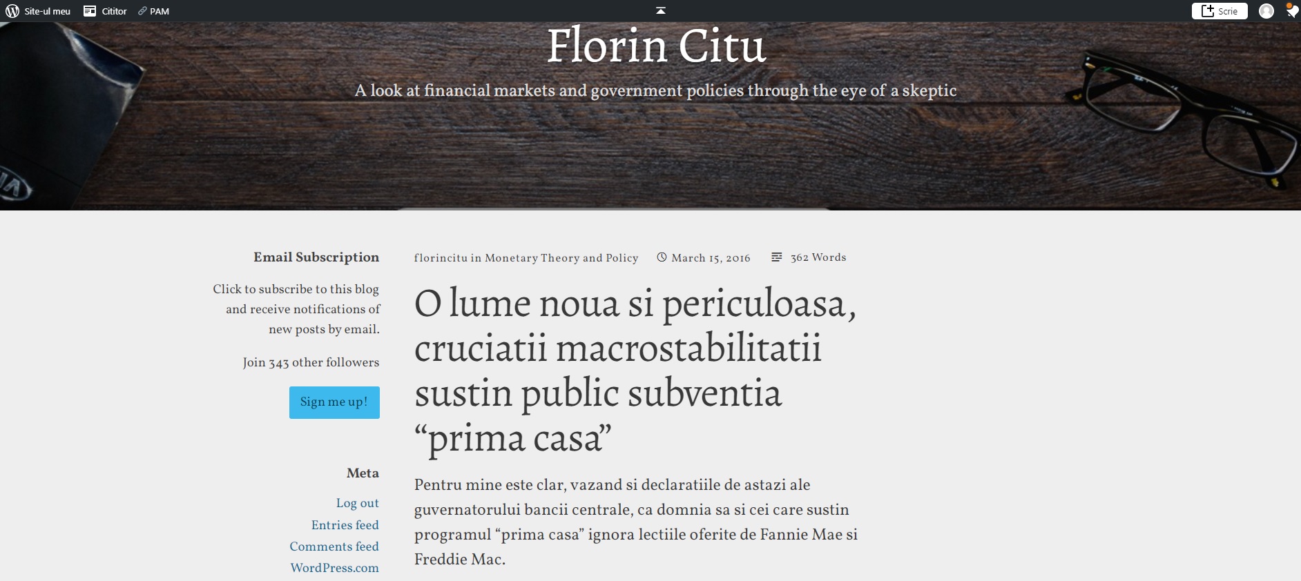 Florin Citu - Blog